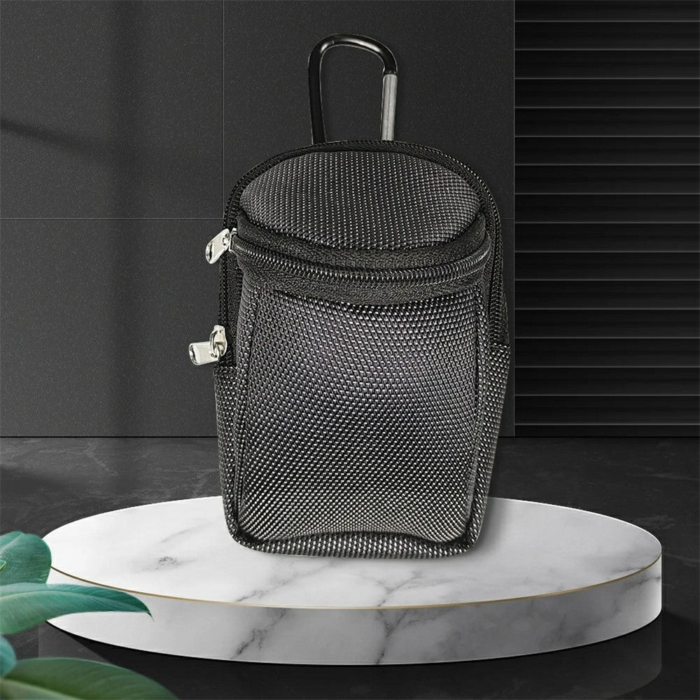 Golf Ball Mini Waist Bag Waterproof Fabric Park Golf Ball Portable Carrying Pouch