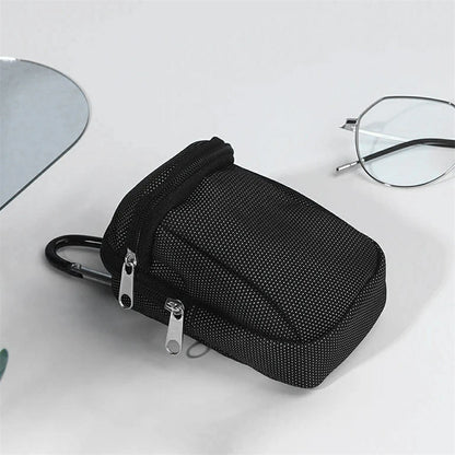 Golf Ball Mini Waist Bag Waterproof Fabric Park Golf Ball Portable Carrying Pouch