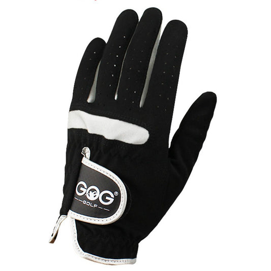 GOG 1Pc Men Golf Glove Soft Microfiber Breathable Sports Gloves for Left  /  Right Hand