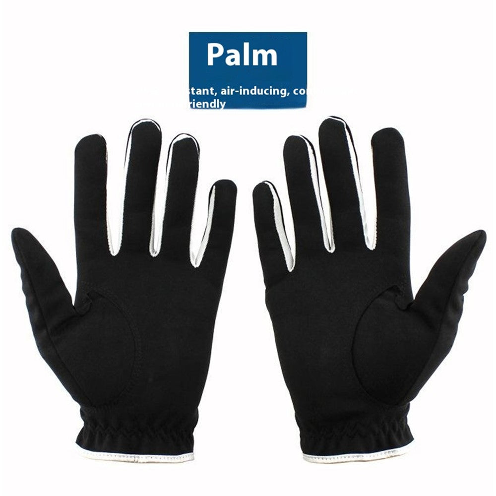 GOG 1Pc Men Golf Glove Soft Microfiber Breathable Sports Gloves for Left  /  Right Hand