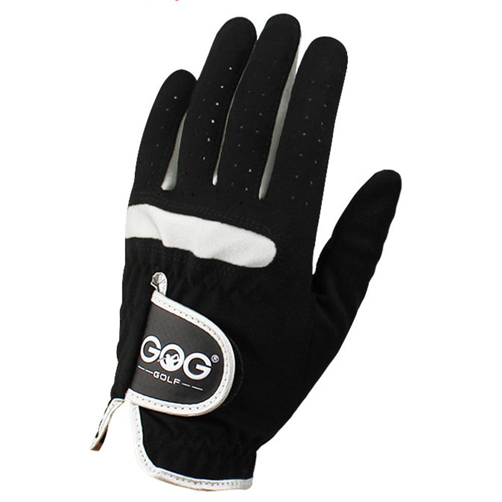 GOG 1Pc Men Golf Glove Soft Microfiber Breathable Sports Gloves for Left  /  Right Hand
