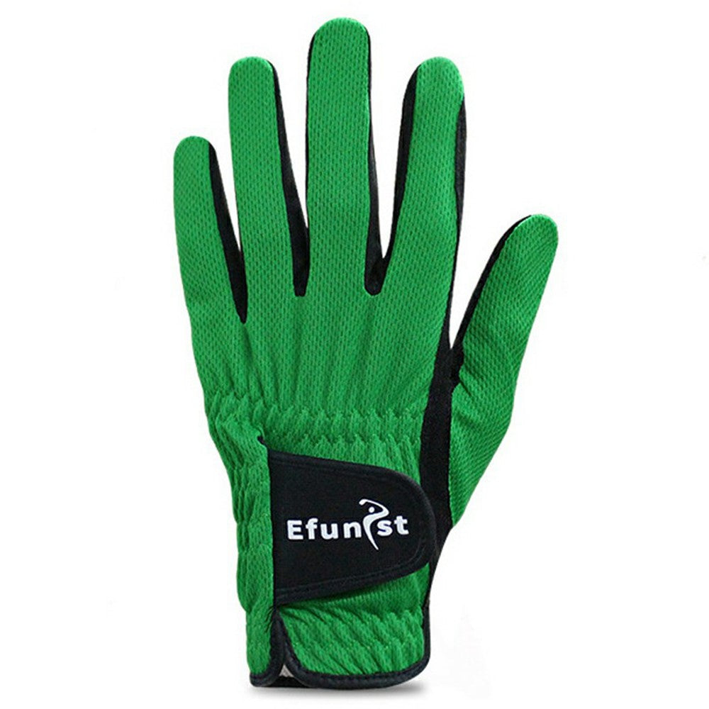 EFUNIST 1Pc Breathable Microfiber Cloth Golf Gloves Professional Men Golf Club Training Gloves , Left Hand