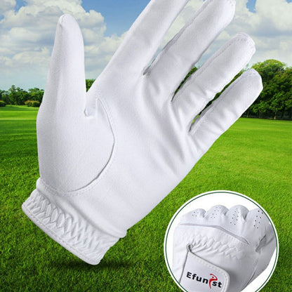 EFUNIST 1Pc Professional Golf Club Training Gloves Nano Microfiber Cloth Breathable Golf Gloves
