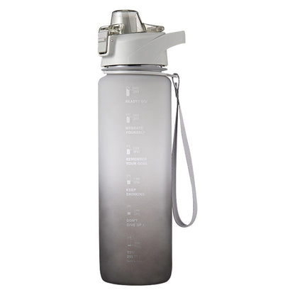 Summer Outdoor Sports PC Water Bottle 1000ml Large Capacity Portable Space Cup (BPA Free, No FDA)