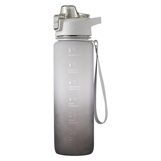 Summer Outdoor Sports PC Water Bottle 1000ml Large Capacity Portable Space Cup (BPA Free, No FDA)