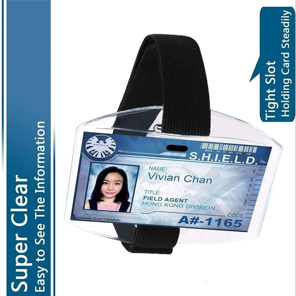 KT01 Armband ID Card Holder Magic Sticker Fastener Adjustable Strap for Outdoor  /  Sports  /  Work