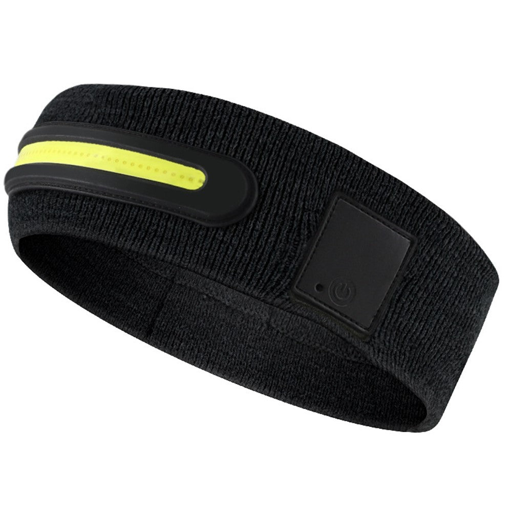 Z3-TD3 LED Headband Running Rechargeable Light Up Headwear Sweat Absorbing 3 Light Modes Hair Band