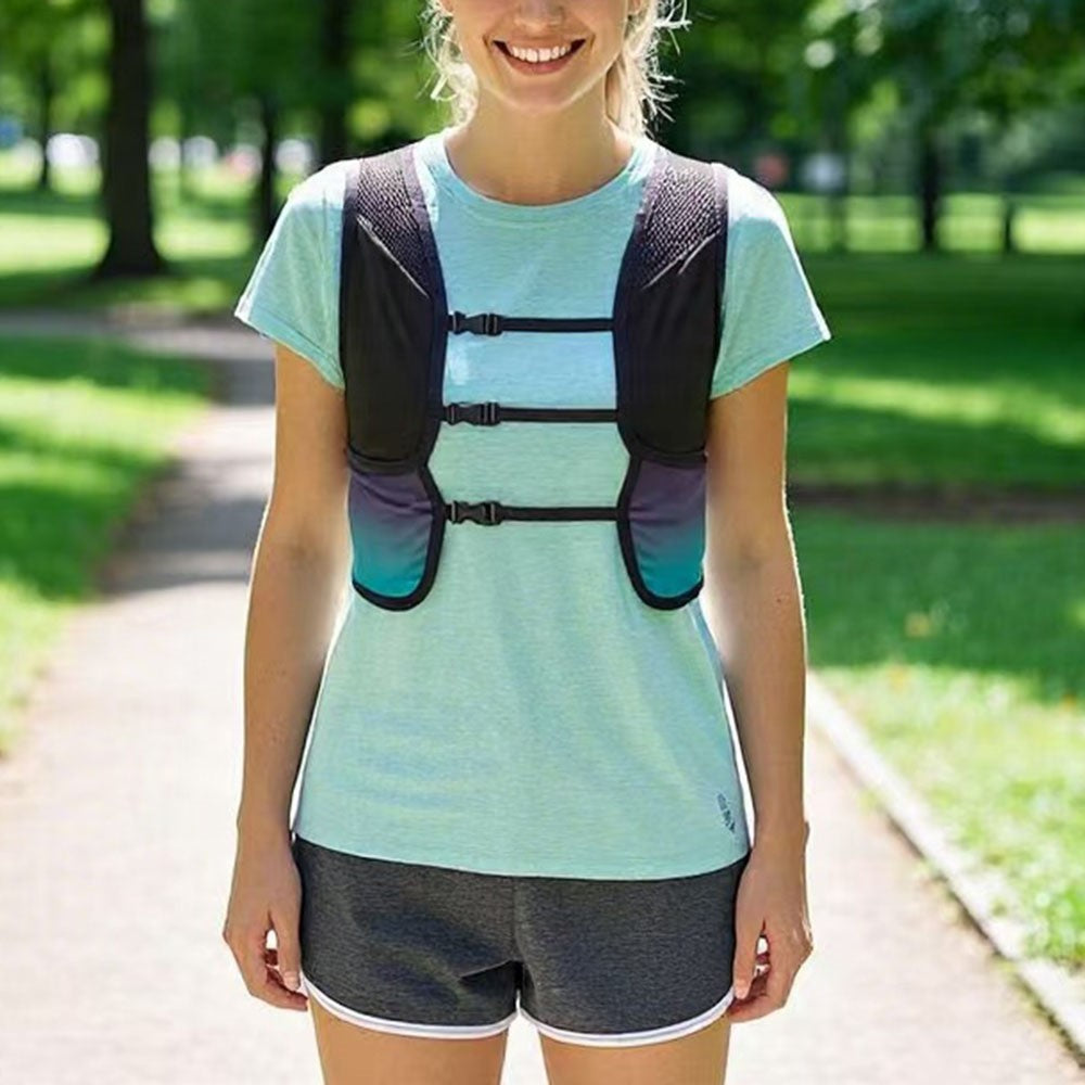 2405 Ultra Light Reflective Running Vest Adjustable Hydration Backpack for Outdoor Cycling