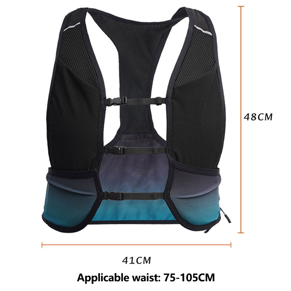 2405 Ultra Light Reflective Running Vest Adjustable Hydration Backpack for Outdoor Cycling