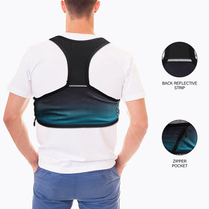 2405 Ultra Light Reflective Running Vest Adjustable Hydration Backpack for Outdoor Cycling