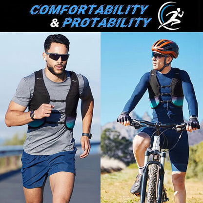 2405 Ultra Light Reflective Running Vest Adjustable Hydration Backpack for Outdoor Cycling