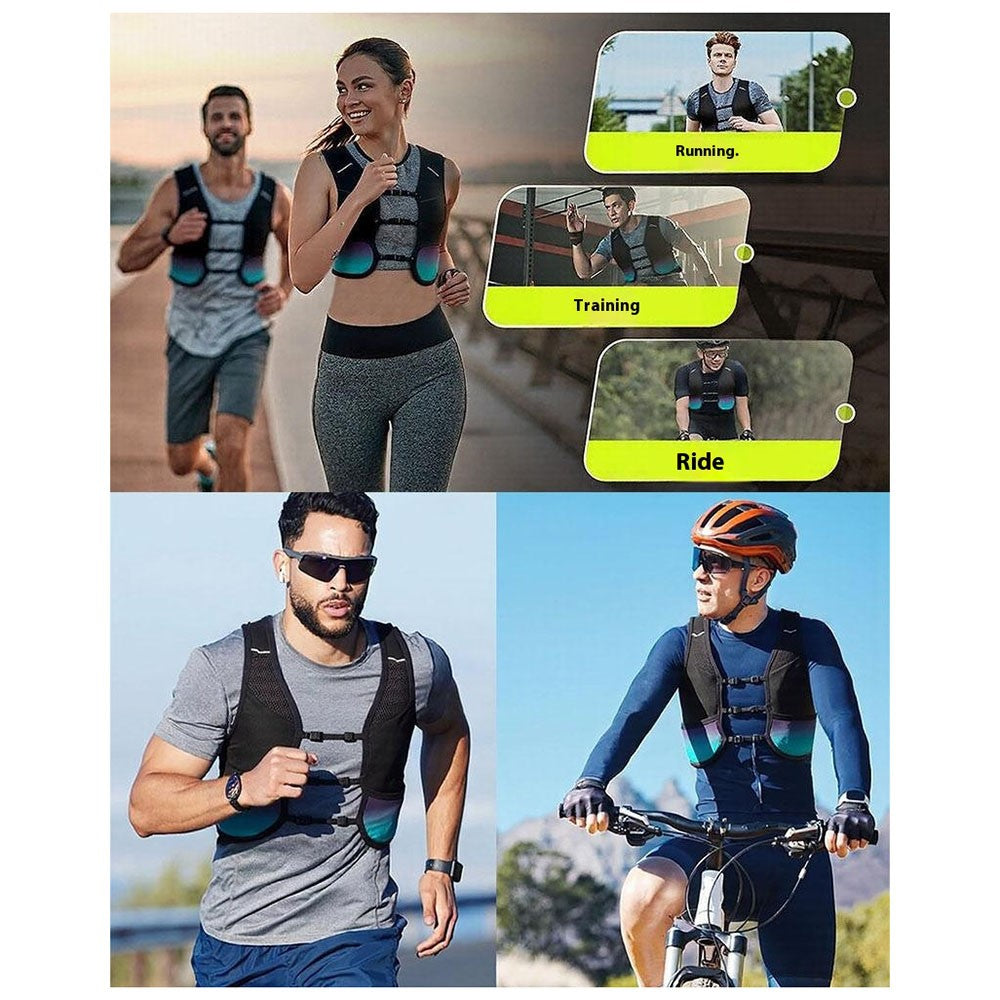 2405 Ultra Light Reflective Running Vest Adjustable Hydration Backpack for Outdoor Cycling
