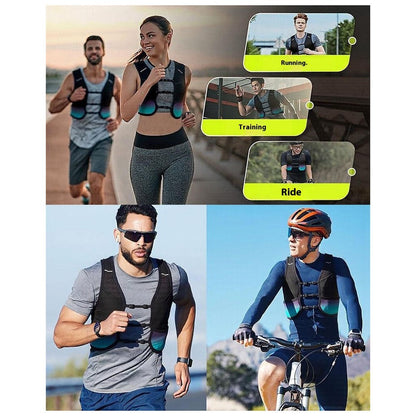 2405 Ultra Light Reflective Running Vest Adjustable Hydration Backpack for Outdoor Cycling