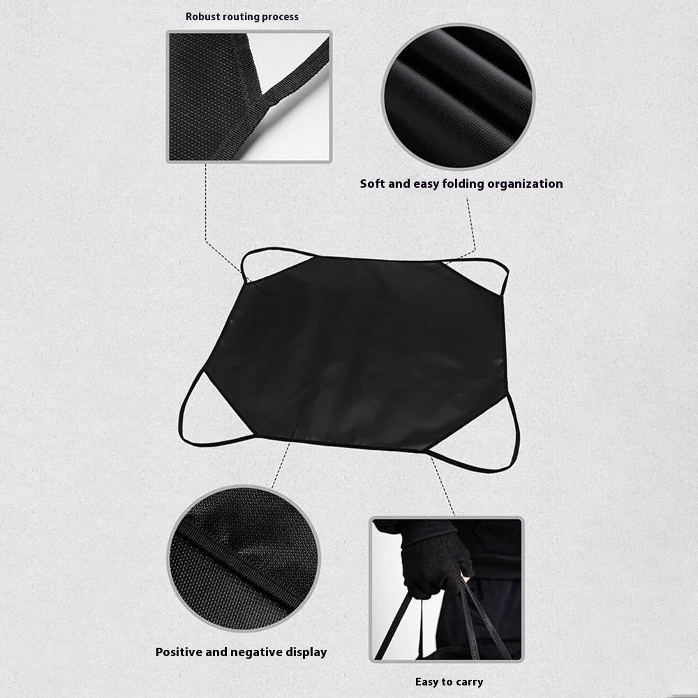 CLS Outdoor Camping Portable Fire-Resistant Mat Silicone Coated Flame Retardant Fiberglass BBQ Heat Insulation Pad