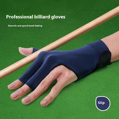 GL060 1Pc Snooker Billiards Glove 3 Finger Breathable Anti-Slip Wear-Resistant Glove