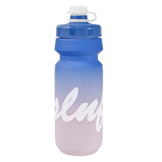 650ml Outdoor Sports LDPE Water Bottle Camping Cycling Hiking Gradient Leakproof Squeeze Bottle (BPA Free, No FDA)