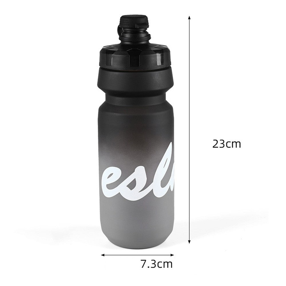 650ml Outdoor Sports LDPE Water Bottle Camping Cycling Hiking Gradient Leakproof Squeeze Bottle (BPA Free, No FDA)