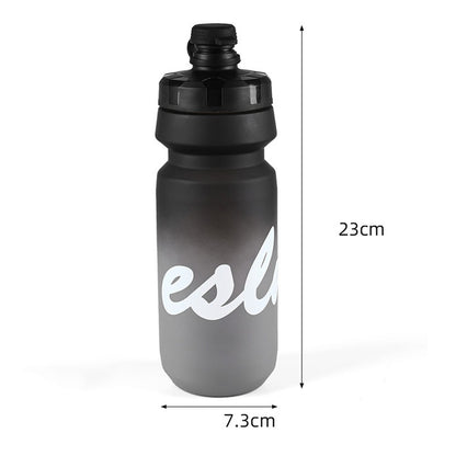 650ml Outdoor Sports LDPE Water Bottle Camping Cycling Hiking Gradient Leakproof Squeeze Bottle (BPA Free, No FDA)