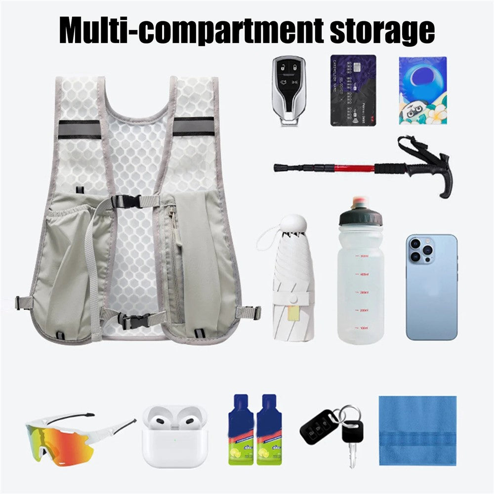 Outdoor Hydration Backpack Lightweight Vest Cycling Hiking Trail Running Unisex Water Bladder Daypack