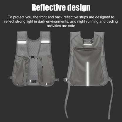 Outdoor Hydration Backpack Lightweight Vest Cycling Hiking Trail Running Unisex Water Bladder Daypack