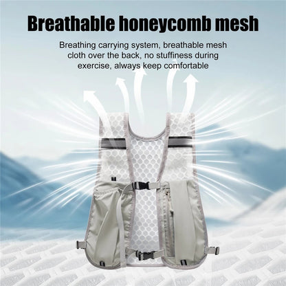 Outdoor Hydration Backpack Lightweight Vest Cycling Hiking Trail Running Unisex Water Bladder Daypack