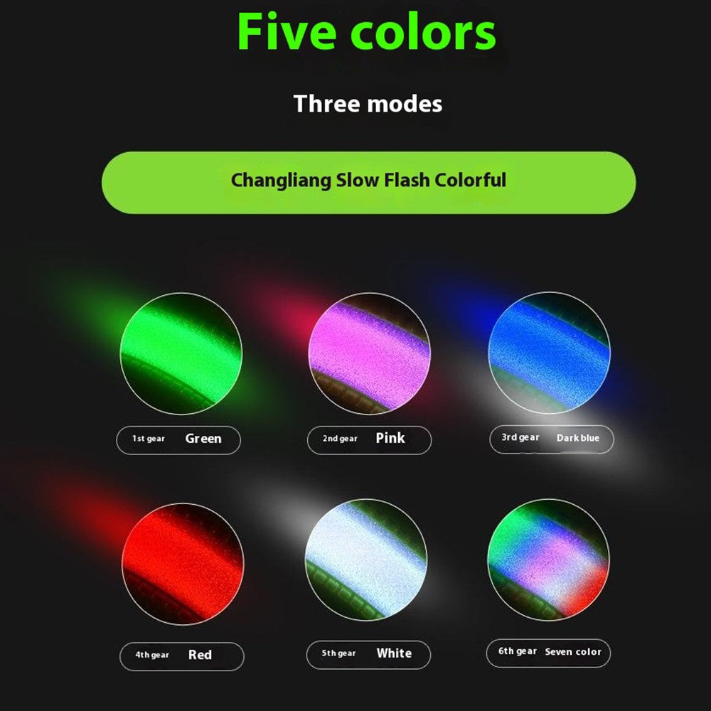 L9 5 Colors 3 Modes LED Light Up Reflective Shoulder Strap with Hook for Night Running Cycling