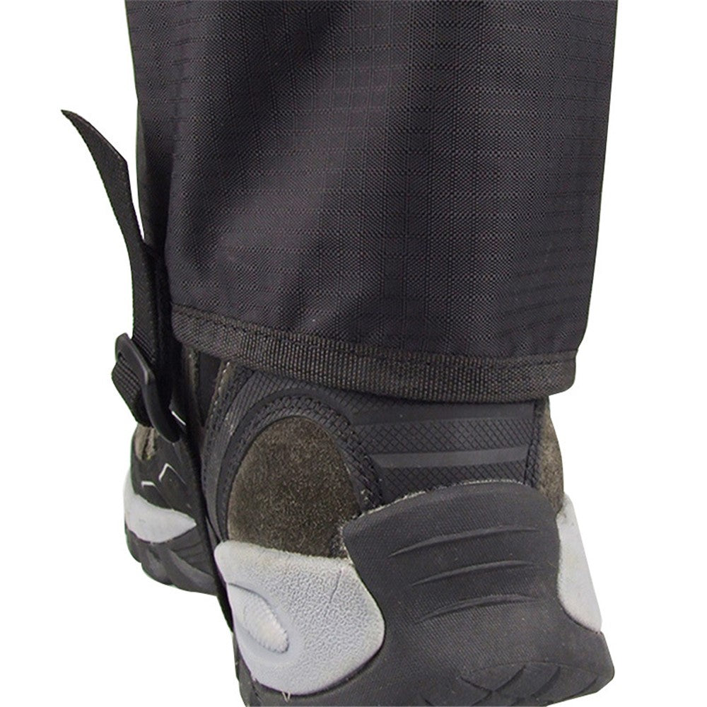 LUCKSTONE 1 Pair Waterproof Leg Protector Gaiter Cover for Skiing Trekking Backpacking Hiking Camping, Size M
