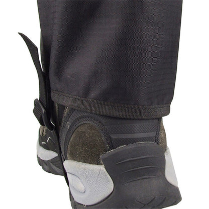 LUCKSTONE 1 Pair Waterproof Leg Protector Gaiter Cover for Skiing Trekking Backpacking Hiking Camping, Size M