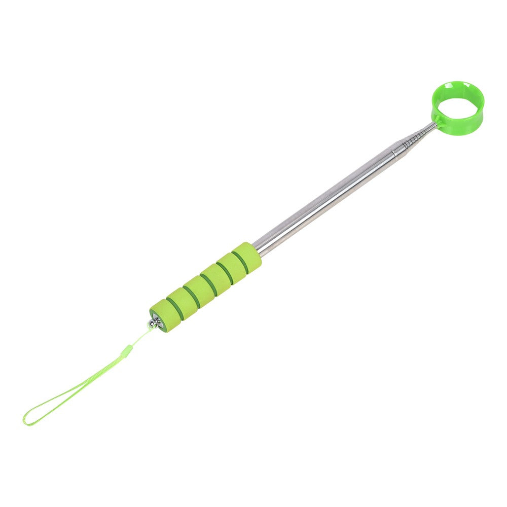 D541 Stainless Steel Golf Ball Retriever 2.7m Telescopic Picker Grabber with Comfortable EVA Grip