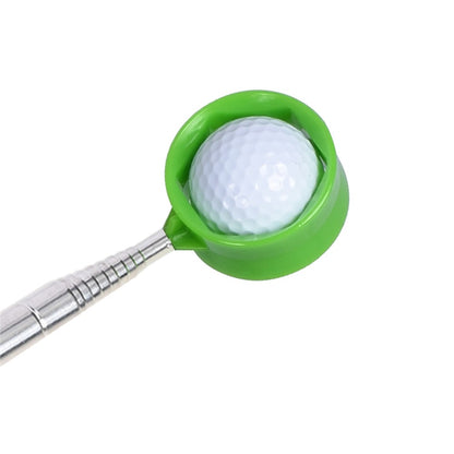 D541 Stainless Steel Golf Ball Retriever 2.7m Telescopic Picker Grabber with Comfortable EVA Grip