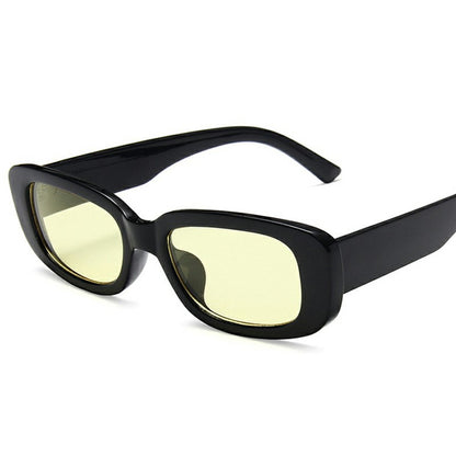 Square Frame Sunglasses Retro Lightweight Sun UV Protection Glasses for Small Faces