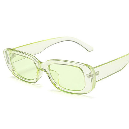 Square Frame Sunglasses Retro Lightweight Sun UV Protection Glasses for Small Faces