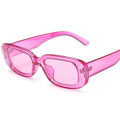 Square Frame Sunglasses Retro Lightweight Sun UV Protection Glasses for Small Faces