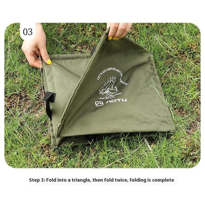 AOTU AT6361 27L Foldable Outdoor Trash Can 600D Oxford Cloth Camping Storage Bag Tactical Organizer