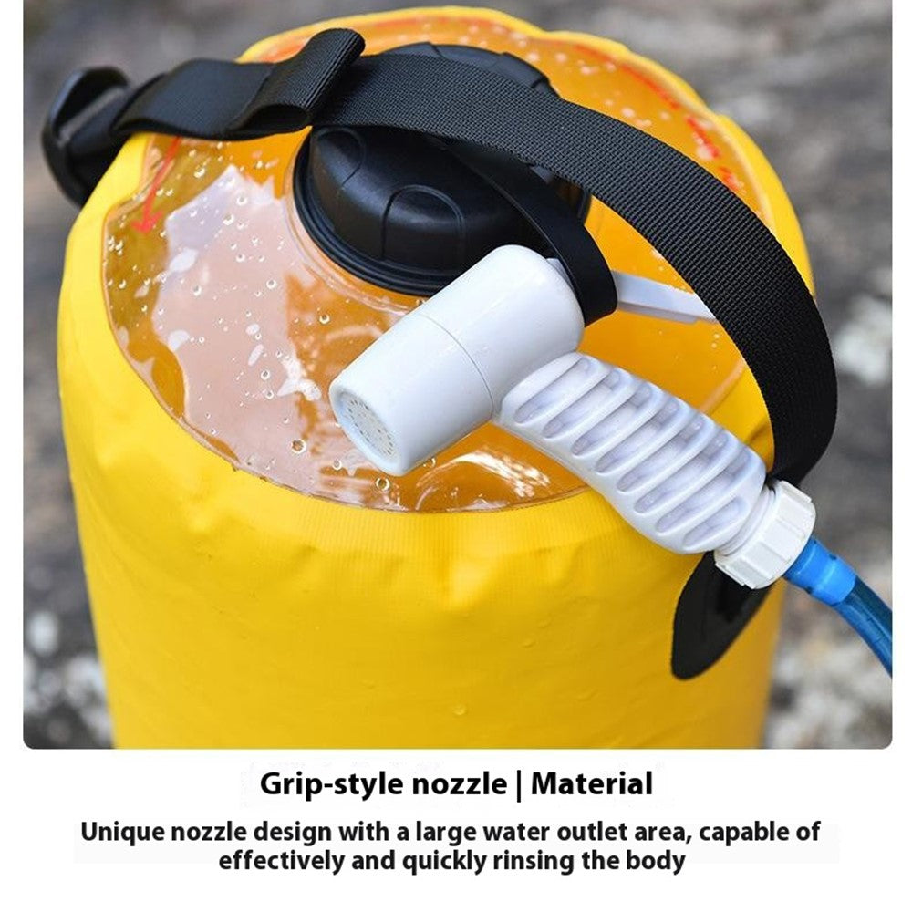 AOTU AT6647 12L PVC Inflatable Outdoor Camping Shower Bag Portable Bathing Bag for Hiking Beach