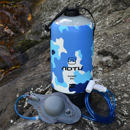 AOTU AT6647 12L PVC Inflatable Outdoor Camping Shower Bag Portable Bathing Bag for Hiking Beach