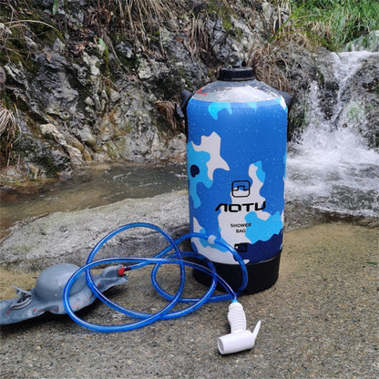 AOTU AT6647 12L PVC Inflatable Outdoor Camping Shower Bag Portable Bathing Bag for Hiking Beach