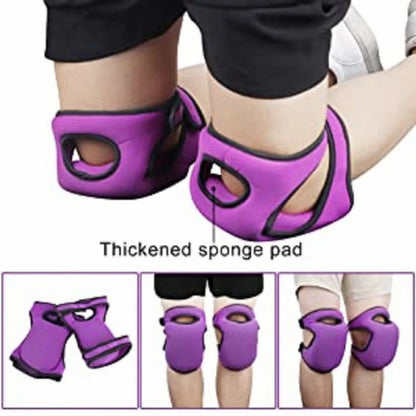 1 Pair Neoprene Garden Knee Pads Foam Cushioned Protective Kneeling Pad for Gardening Floor Cleaning