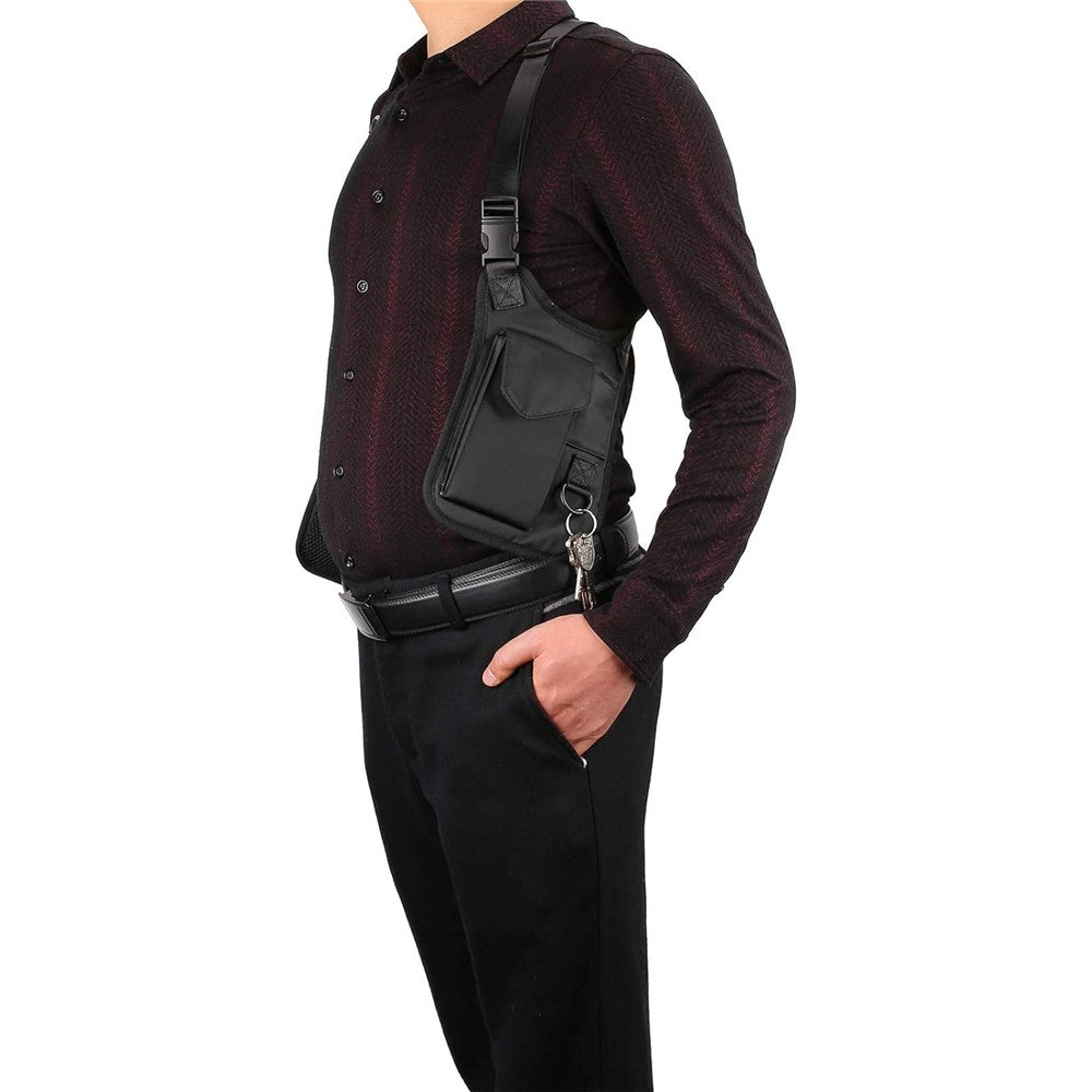 Outdoor Sports Running Hidden Dual Shoulder Bag Tactical Polyester Underarm Anti-Theft Phone Bag