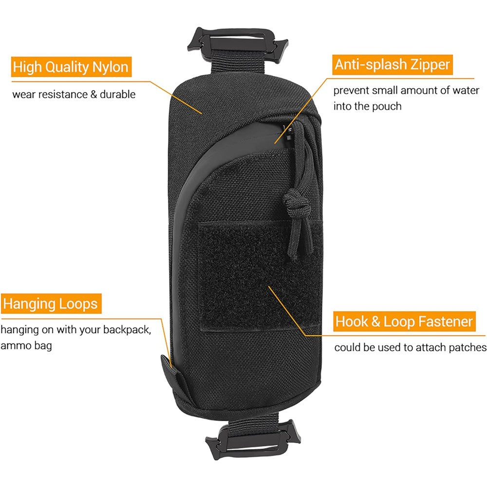 KOSIBATE Outdoor Tactical EDC Accessory Pouch Portable Mountaineering Hiking Oxford Cloth Storage Bag
