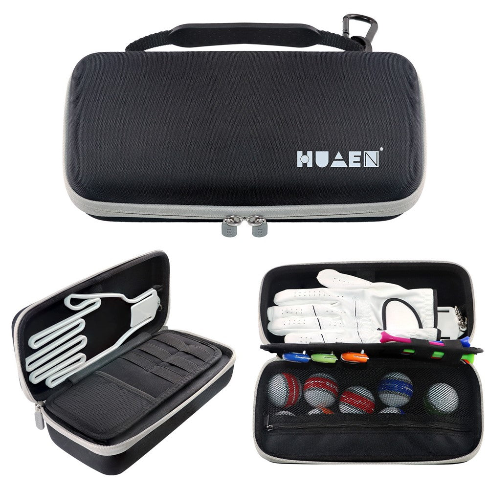 MIS517 Golf Accessories Hard Shell Storage Case Dust-Proof Protective Box with Glove Holder