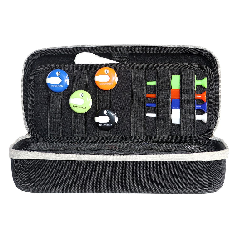 MIS517 Golf Accessories Hard Shell Storage Case Dust-Proof Protective Box with Glove Holder