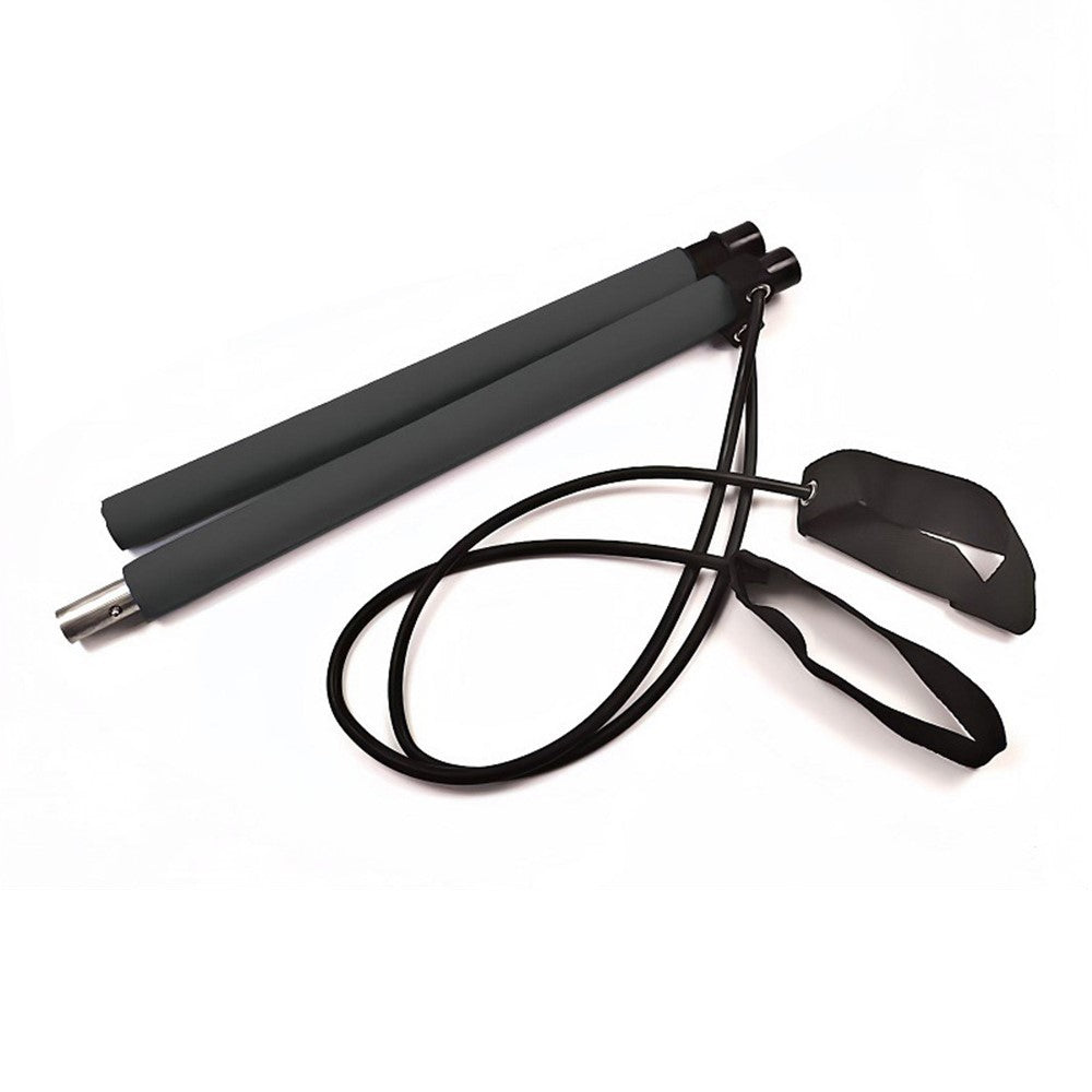 Pilates Bar Resistance Band Multifunctional Fitness Yoga Strength Training Stretching Stick Elastic Rope