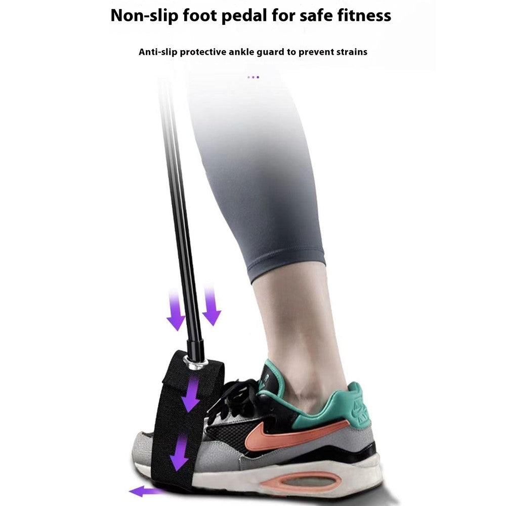 Pilates Bar Resistance Band Multifunctional Fitness Yoga Strength Training Stretching Stick Elastic Rope