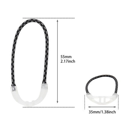 LUCKSTONE SLPJ 10Pcs Camping Luminous Zipper Puller Backpack Zipper Extension Rope Multifunctional Outdoor Tool