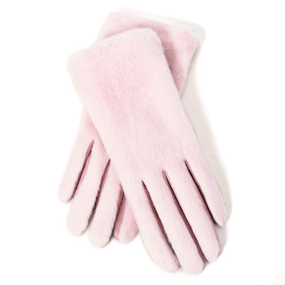 DY56 1 Pair Gloves for Winter Outdoor Windproof Cycling Touchscreen Fleece Lined Gloves