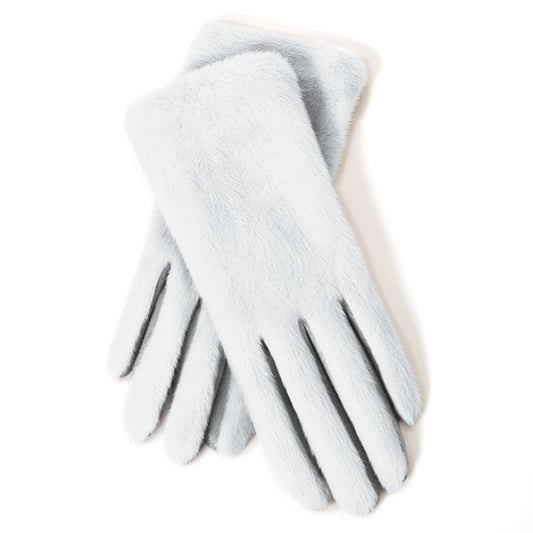 DY56 1 Pair Gloves for Winter Outdoor Windproof Cycling Touchscreen Fleece Lined Gloves