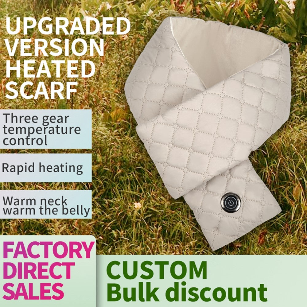 USB Heated Scarf 3 Gears Adjustable Electric Neck Wrap Multifunction Waist  /  Belly Warmer
