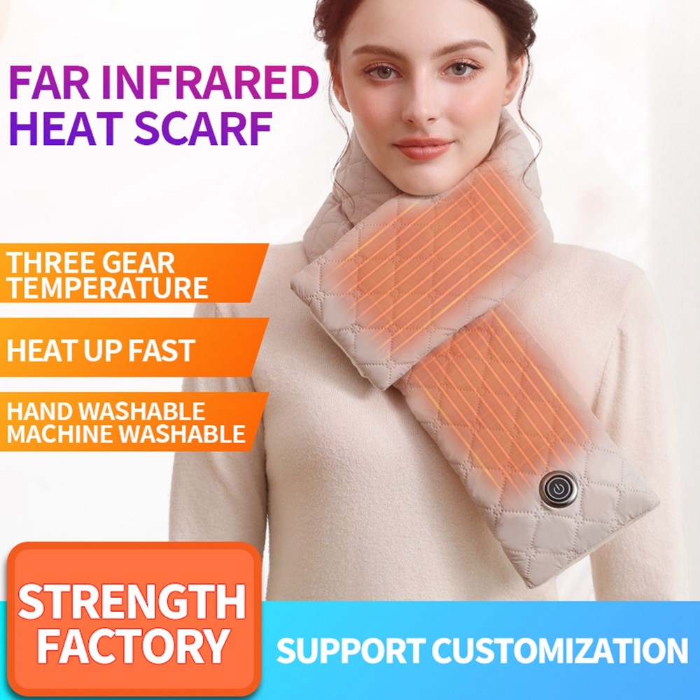 USB Heated Scarf 3 Gears Adjustable Electric Neck Wrap Multifunction Waist  /  Belly Warmer