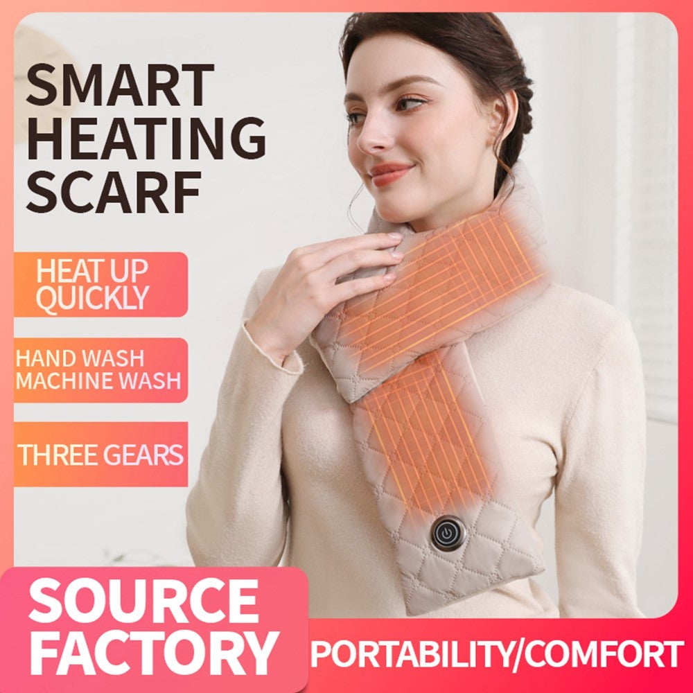 USB Heated Scarf 3 Gears Adjustable Electric Neck Wrap Multifunction Waist  /  Belly Warmer